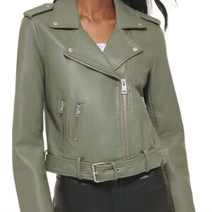 Levi's Belted Faux Leather Moto Jacket